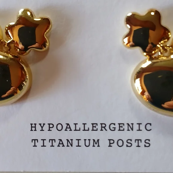 AMAZING💥❤️Madewell ❤️ Puffy Heart Statement Earrings - Picture 3 of 13